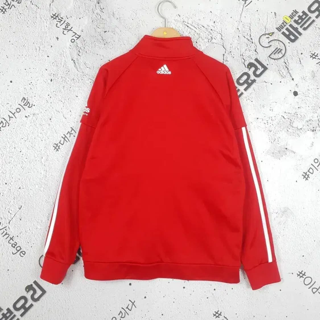 아디다스 ADIDAS 퍼포먼스 삼선 트랙 져지 자켓 레드 3100042 상품이미지2