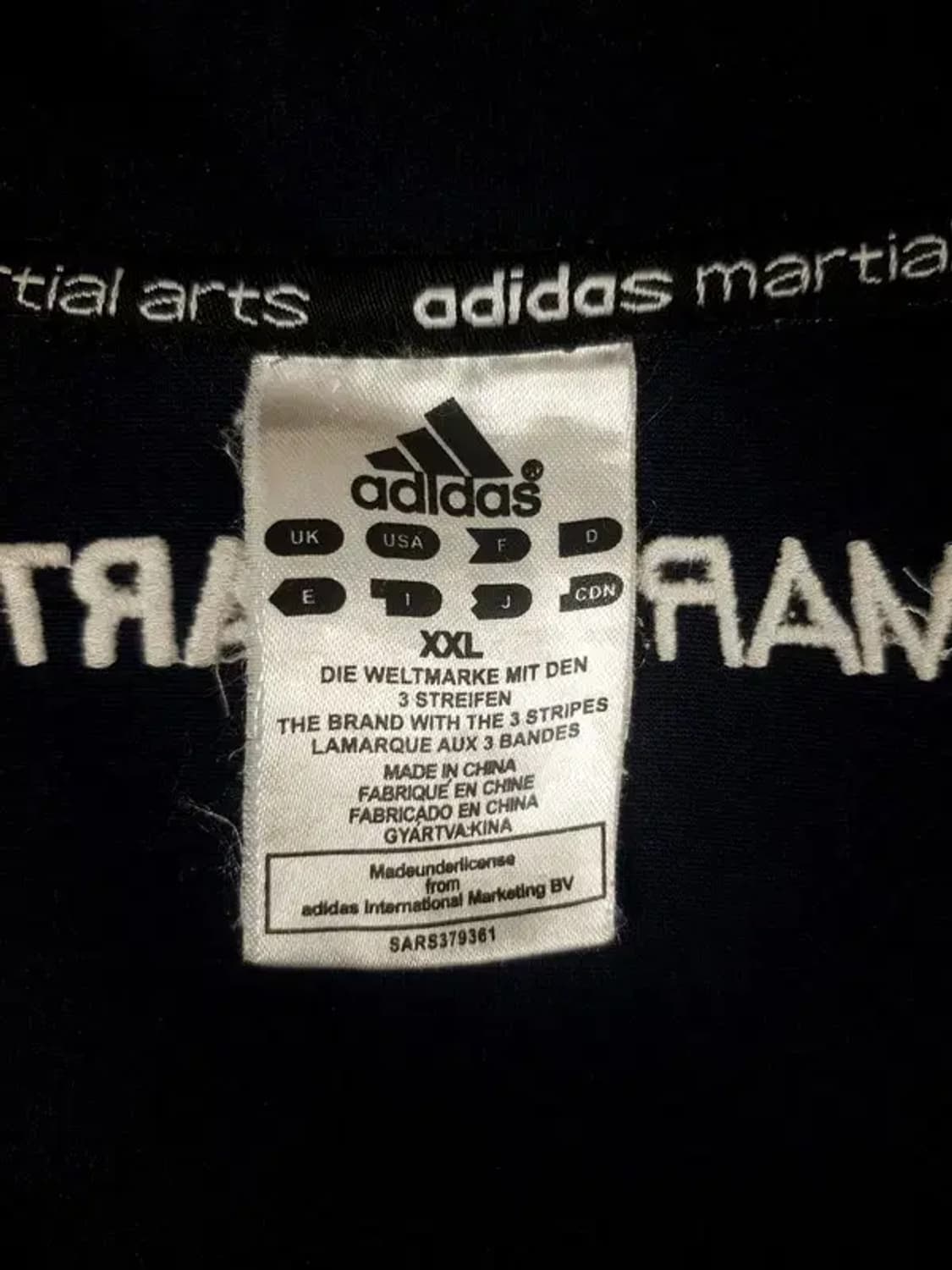 아디다스 ADIDAS 퍼포먼스 마샬아츠 트랙 져지 네이비 3100044 상품이미지7