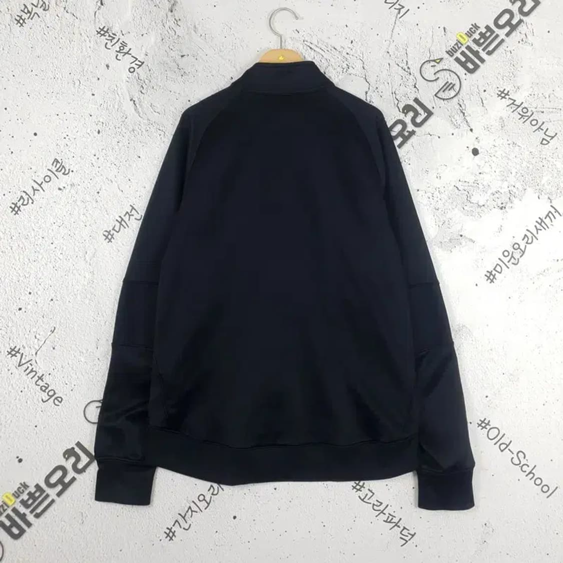나이키 NIKE 드라이핏 약기모 집업 져지 자켓 웜업 블랙 3100049 상품이미지2