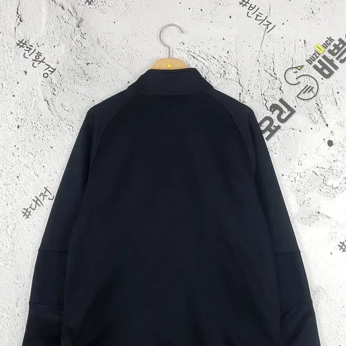 나이키 NIKE 드라이핏 약기모 집업 져지 자켓 웜업 블랙 3100049 상품이미지7