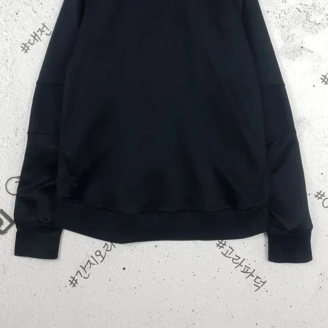 나이키 NIKE 드라이핏 약기모 집업 져지 자켓 웜업 블랙 3100049 상품이미지8