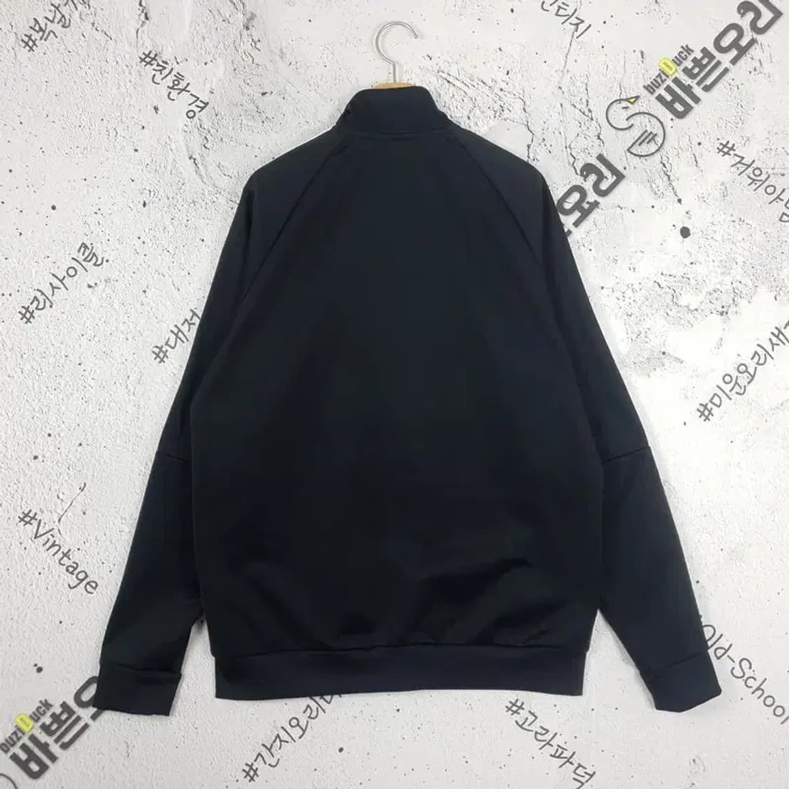 아디다스 ADIDAS 검흰 삼선 트랙 집업 져지 자켓 3100054 상품이미지2