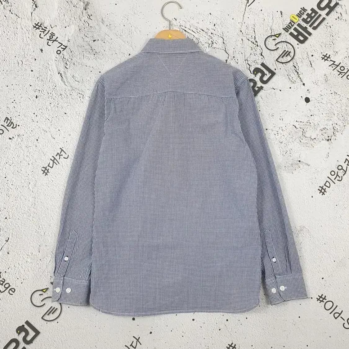 타미힐피거 TOMMY HILFIGER 셔츠 네이비 핀체크 1100132 상품이미지2