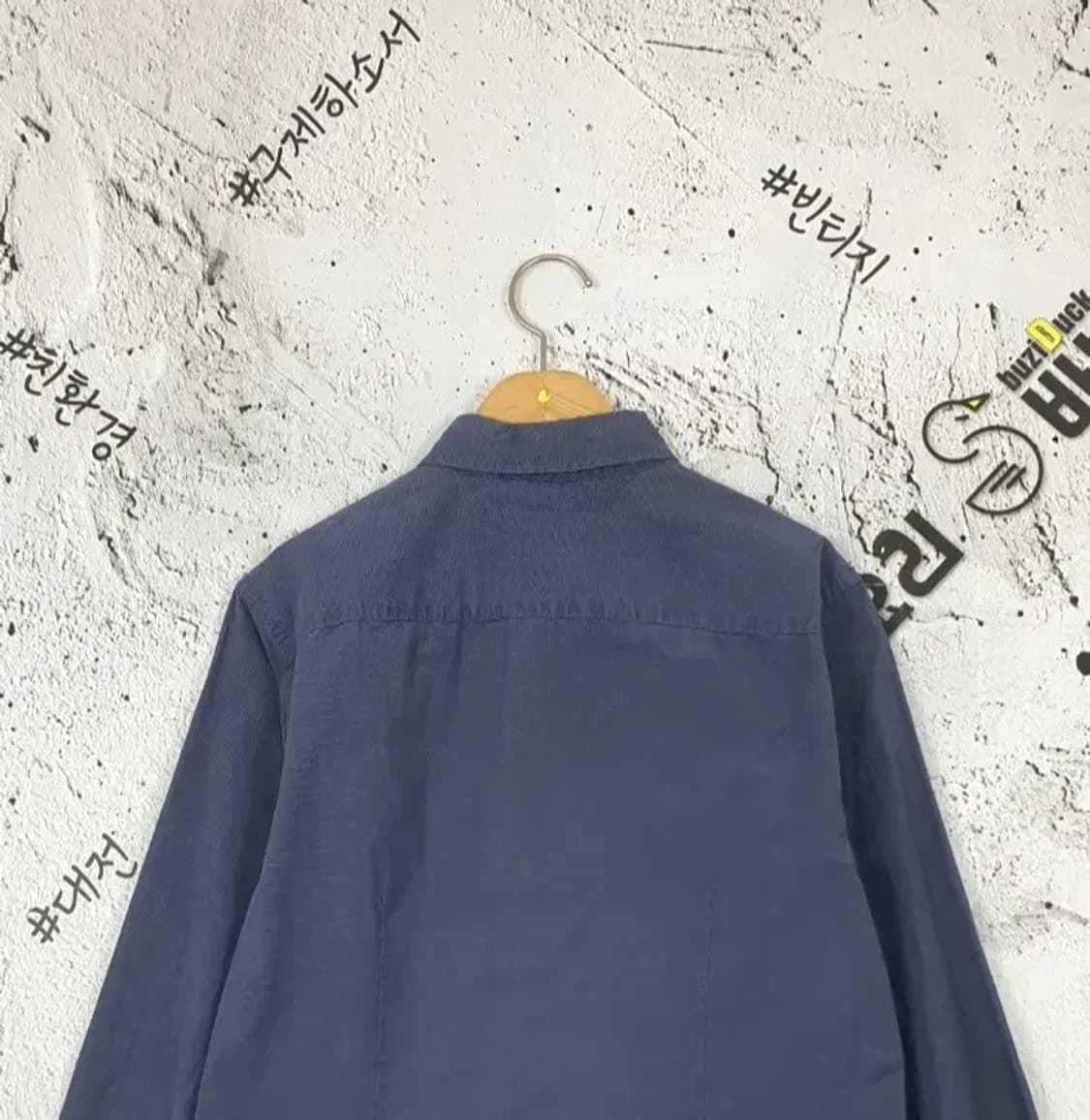 타미힐피거 TOMMY HILFIGER 셔츠 네이비 1100109 상품이미지7