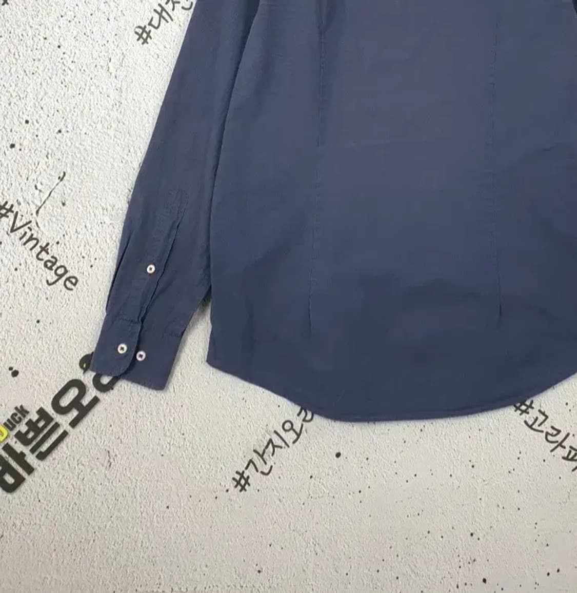 타미힐피거 TOMMY HILFIGER 셔츠 네이비 1100109 상품이미지8