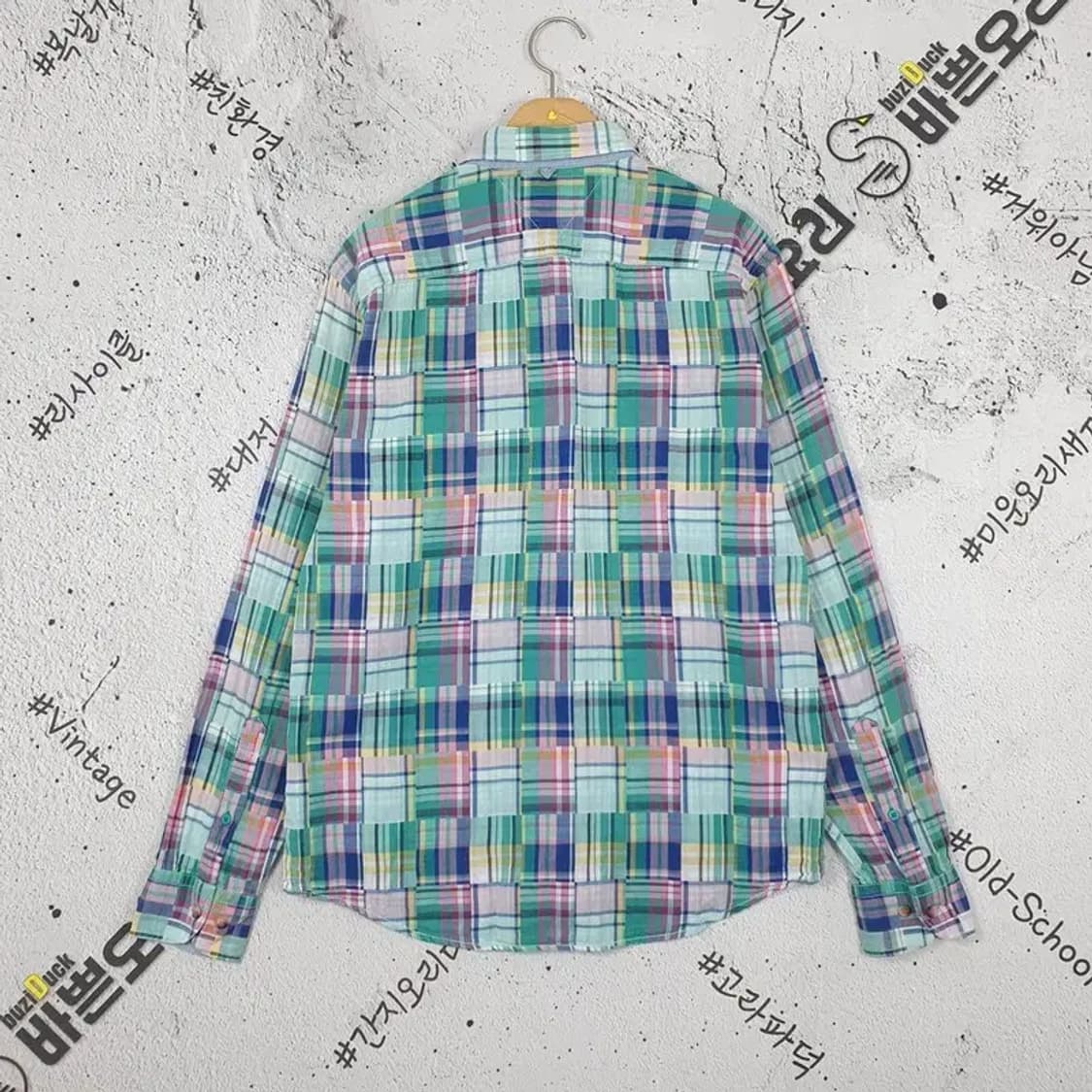 타미힐피거 TOMMY 뉴욕핏 셔츠 다채색 마드라스 1100111 상품이미지2