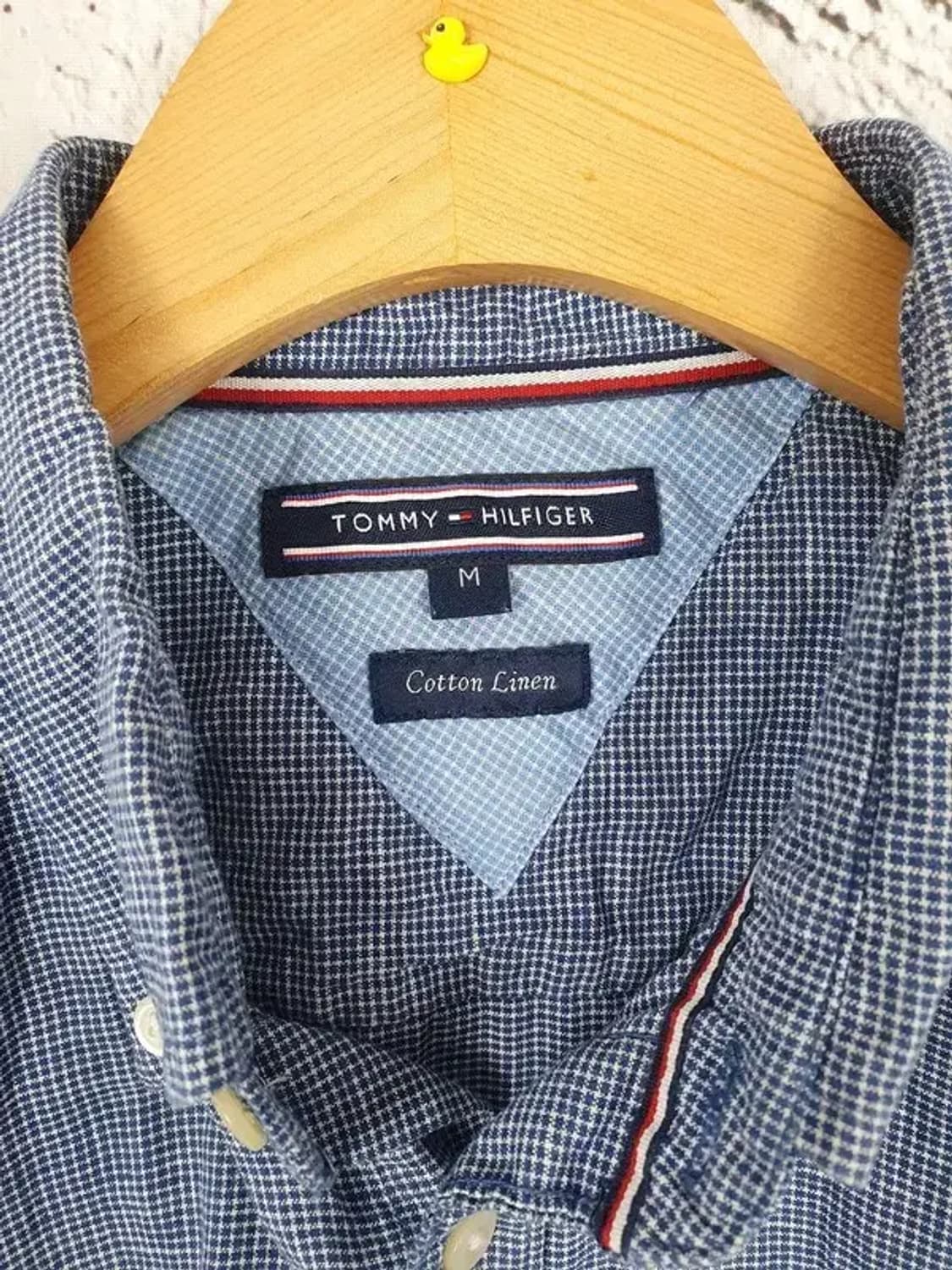 타미힐피거 TOMMY HILFIGER 셔츠 네이비 핀체크 1100075 상품이미지7