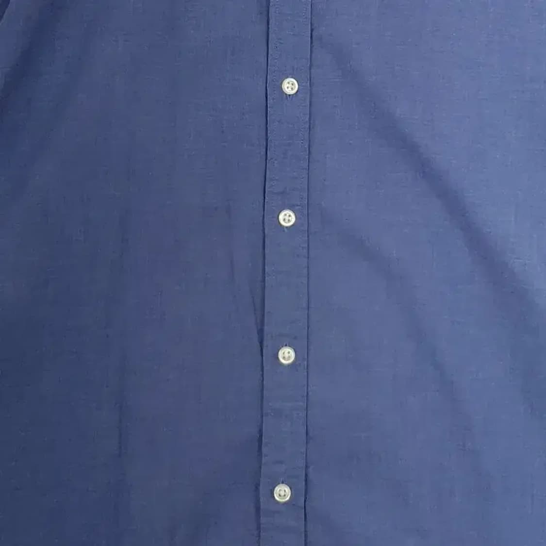 타미힐피거 TOMMY HILFIGER 셔츠 블루 솔리드 1100079 상품이미지4