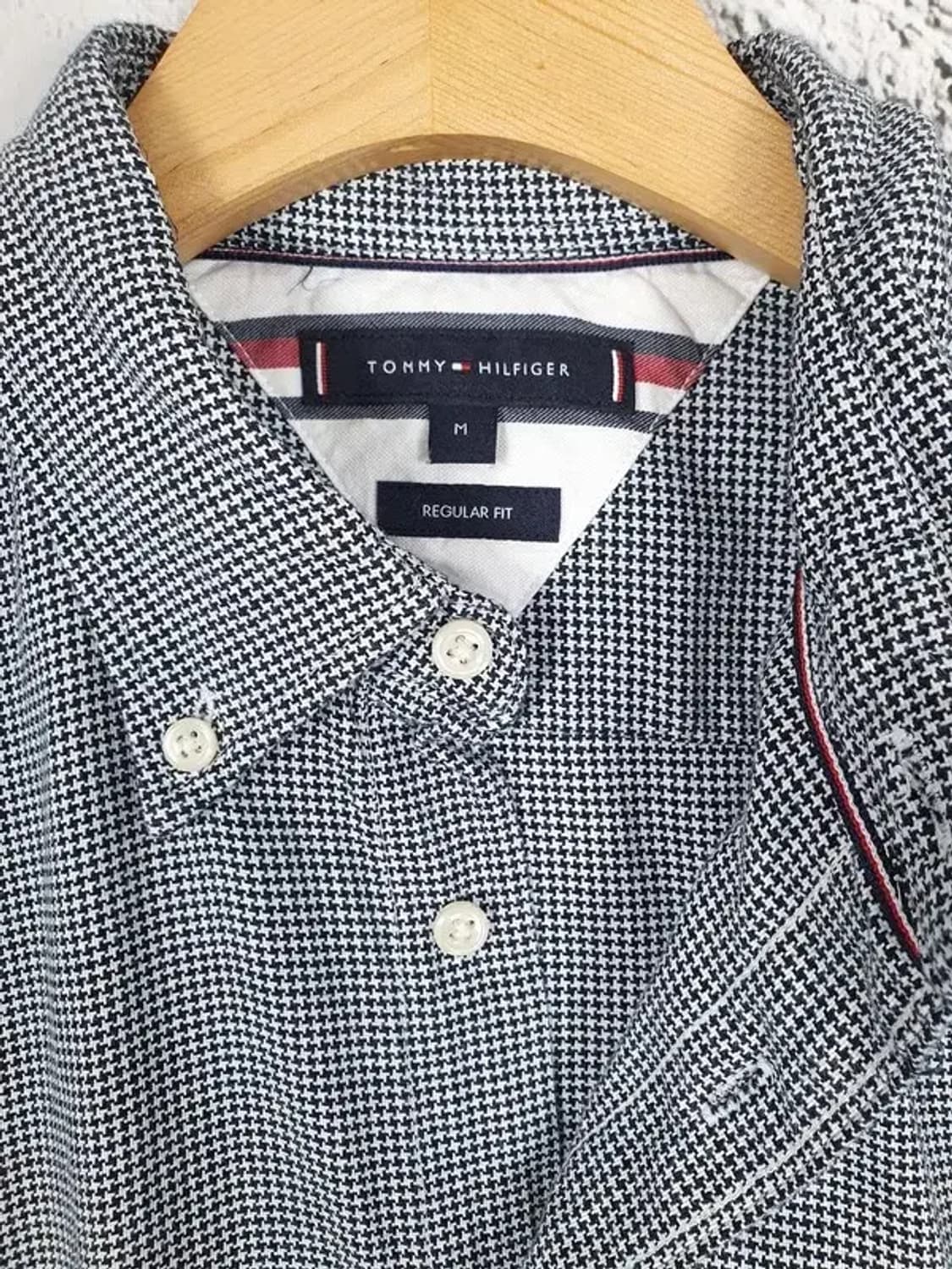 타미힐피거 TOMMY HILFIGER 셔츠 그레이 핀체크 1100106 상품이미지8