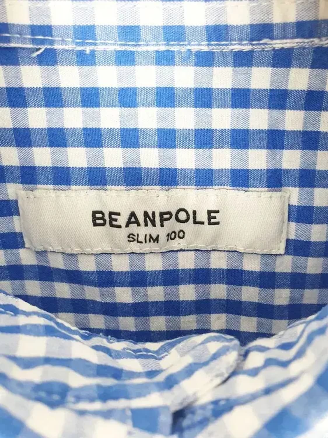 빈폴 BEANPOLE 체크 셔츠 블루 1100008 상품이미지9