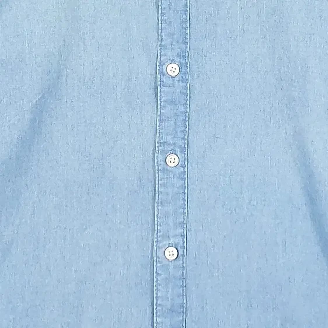 빈폴 BEANPOLE 스프레드카라 데님 셔츠 라이트 블루 1100045 상품이미지4
