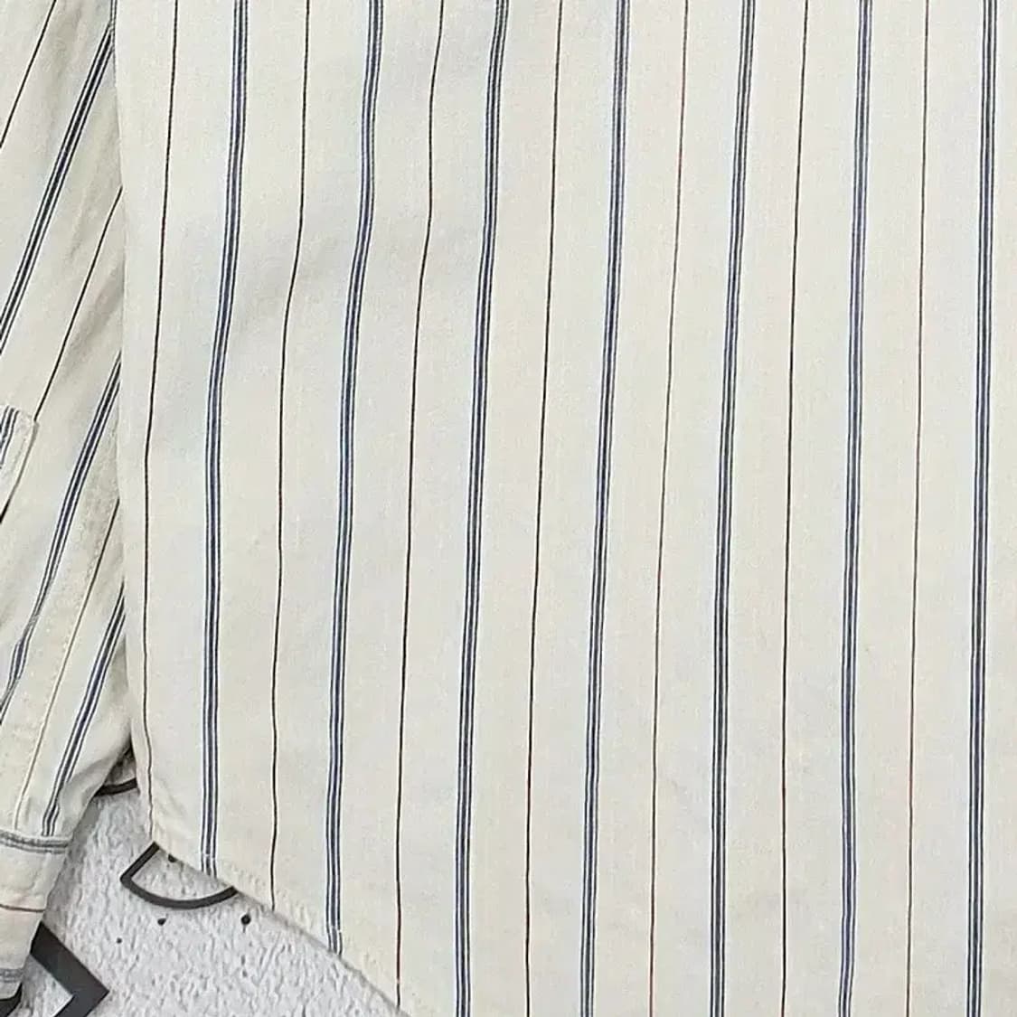 리바이스 90s 웨스턴 셔츠 스트라이프 크림 1100061 상품이미지6