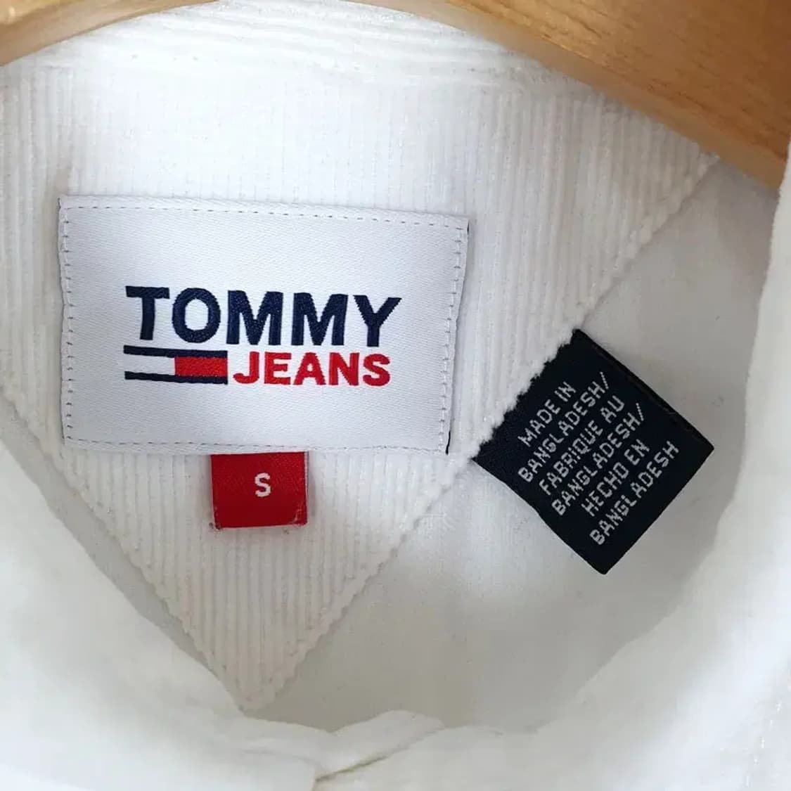 타미힐피거 TOMMY 옥스포드 와펜 패치 셔츠 화이트 1100005 상품이미지10