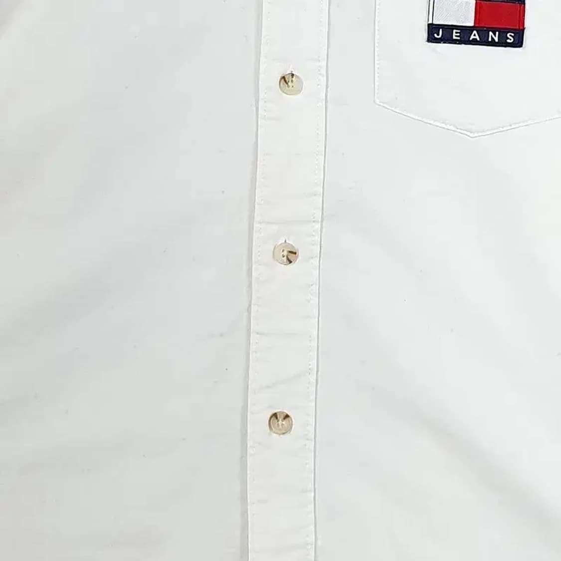 타미힐피거 TOMMY 옥스포드 와펜 패치 셔츠 화이트 1100005 상품이미지4