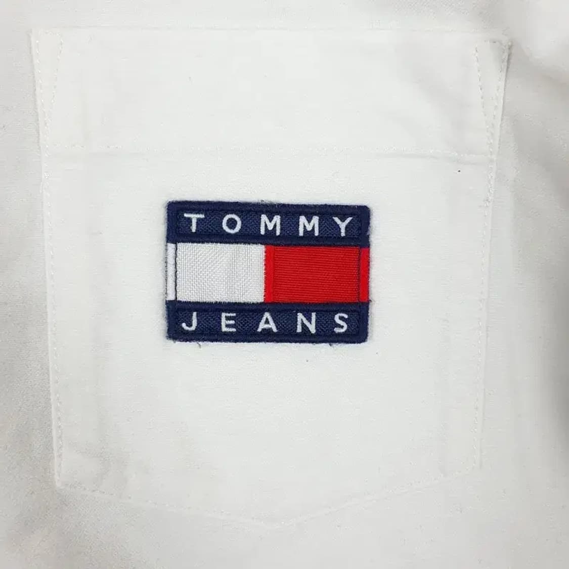 타미힐피거 TOMMY 옥스포드 와펜 패치 셔츠 화이트 1100005 상품이미지9