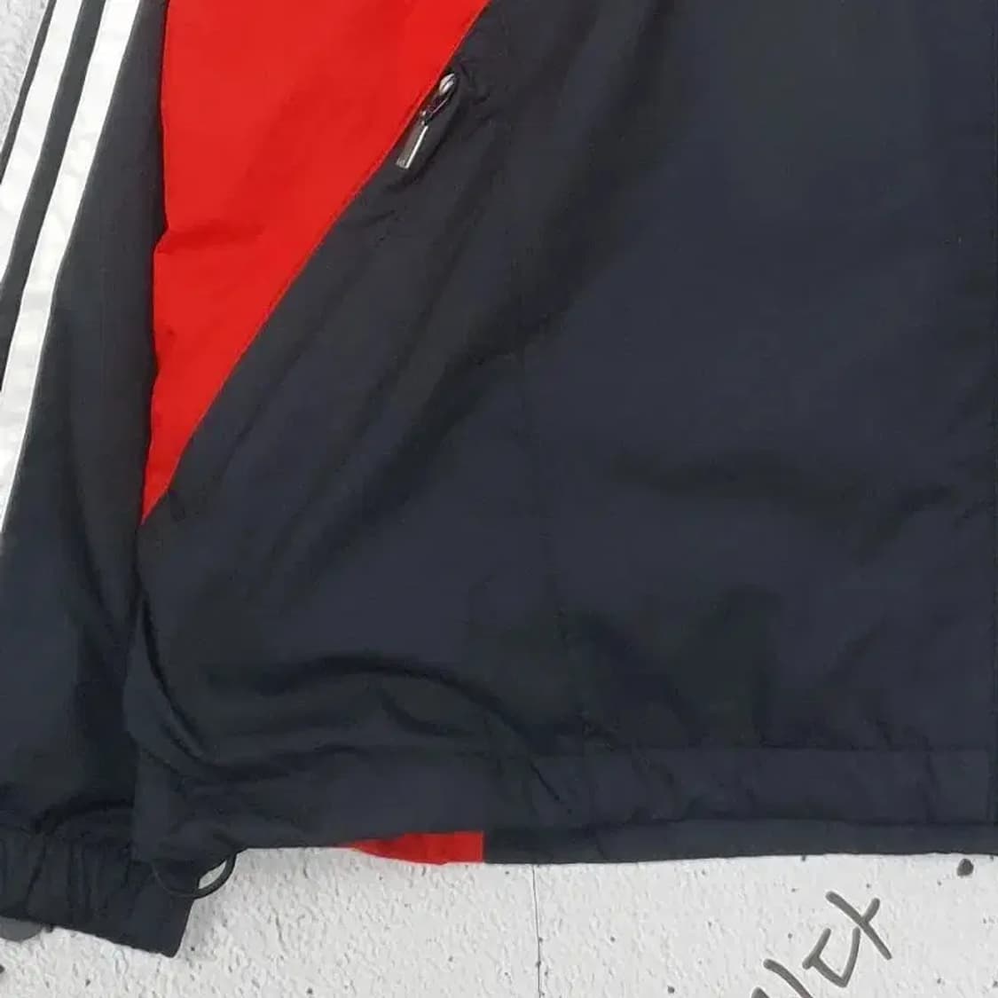 아디다스 ADIDAS 삼선 바람막이 트랙탑 우븐 자켓 블랙 3800107 상품이미지4