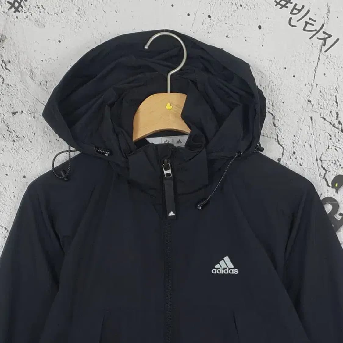 아디다스 ADIDAS 기능성 바람막이 자켓 블랙 S 3800159 상품이미지4