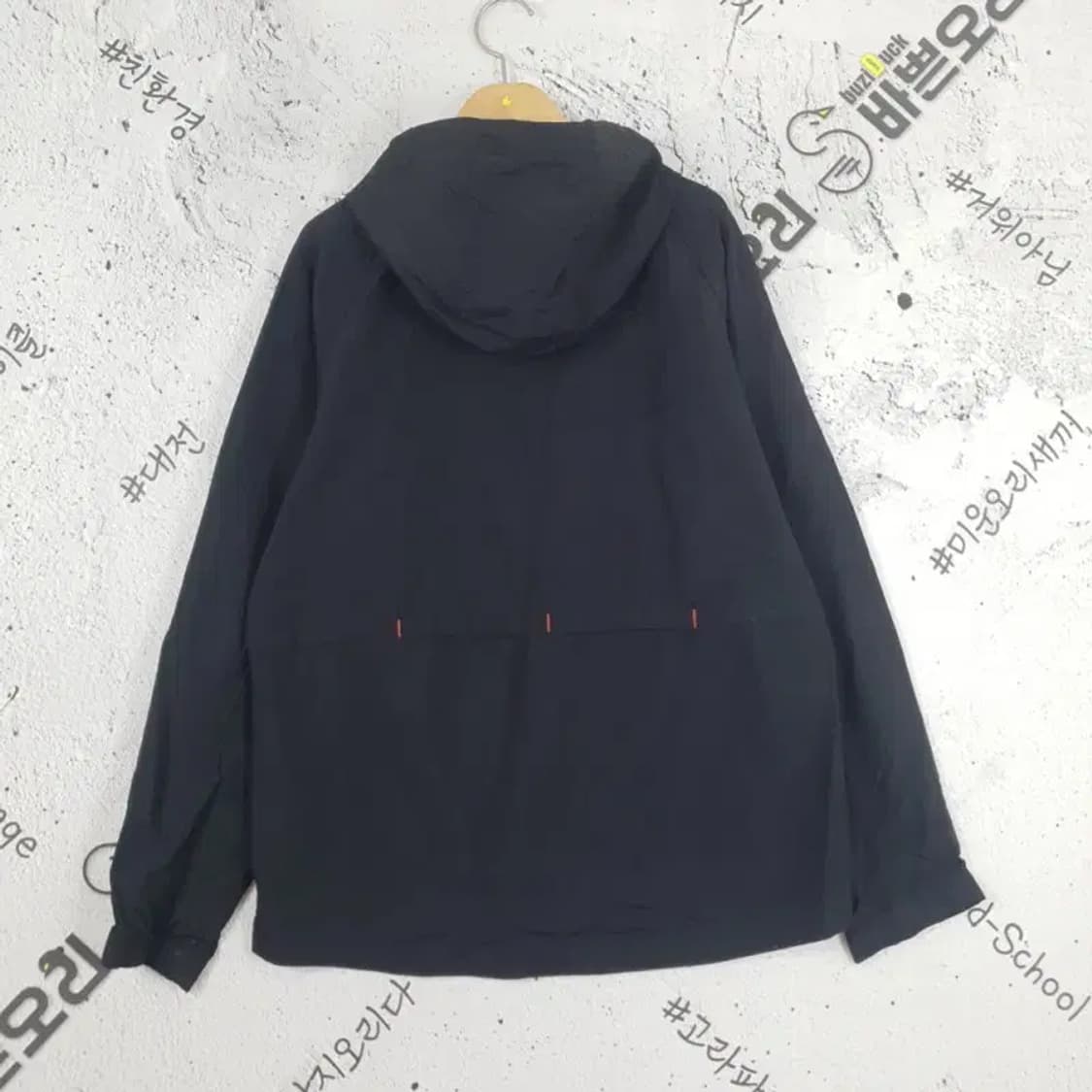 아디다스 ADIDAS 바람막이 후드 자켓 블랙 3800116 상품이미지2