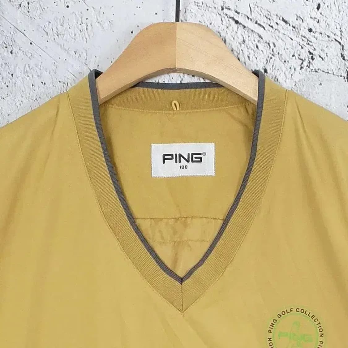 핑 PING 골프 바람막이 스윙자켓 머스타드 3800151 상품이미지4