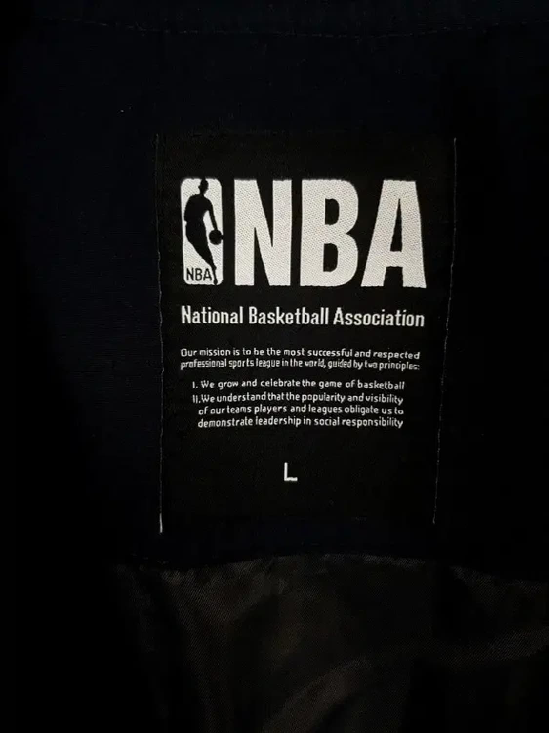 NBA 맴피스 그리즐리스 블루종 항공점퍼 네이비 3800037 상품이미지9