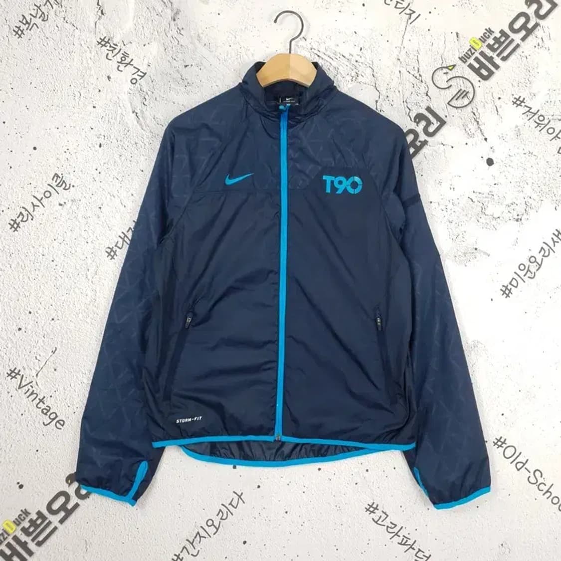 나이키 NIKE 스톰핏 T90 바람막이 자켓 네이비 3800029 상품이미지1