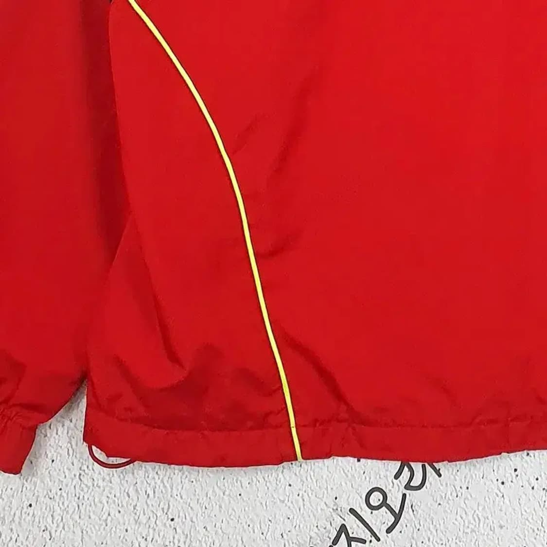 아디다스 ADIDAS 삼선 트랙탑 저지 바람막이 자켓 레드 3800033 상품이미지7