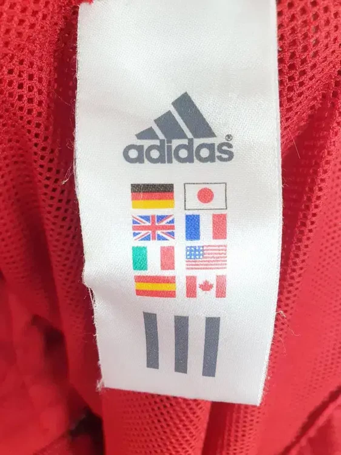 아디다스 ADIDAS 삼선 트랙탑 저지 바람막이 자켓 레드 3800033 상품이미지9