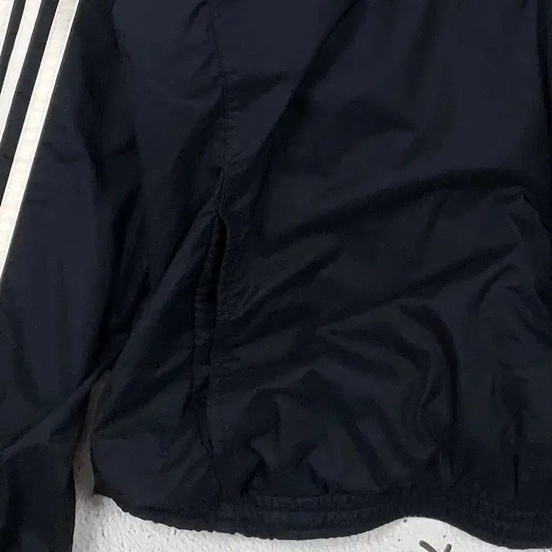 아디다스 ADIDAS 삼선 후드 바람막이 자켓 블랙 3800046 상품이미지5