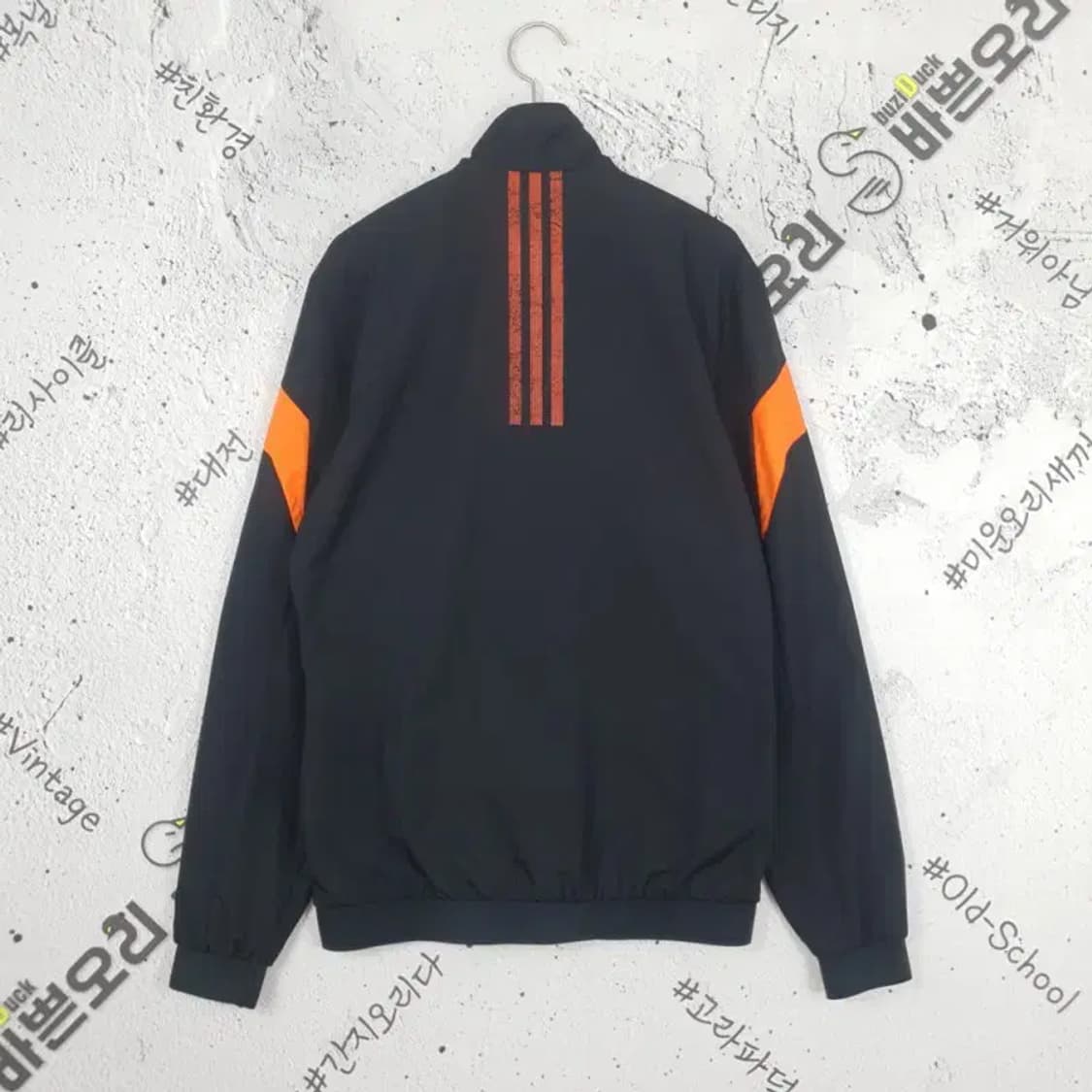 아디다스 ADIDAS 우븐 슬림핏 바람막이 져지 자켓 블랙 3800102 상품이미지2