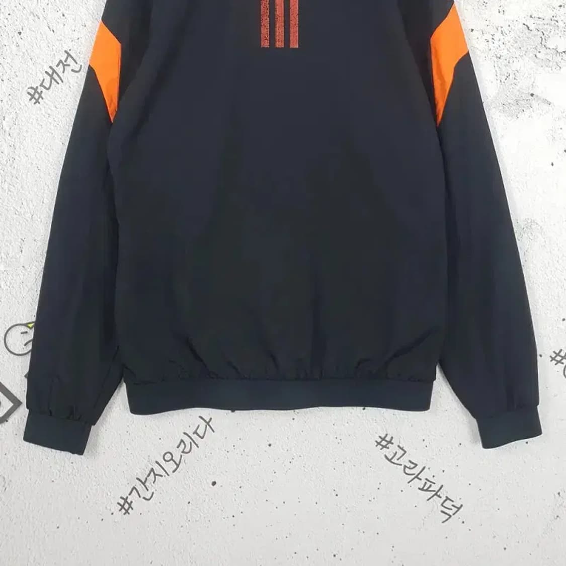 아디다스 ADIDAS 우븐 슬림핏 바람막이 져지 자켓 블랙 3800102 상품이미지6