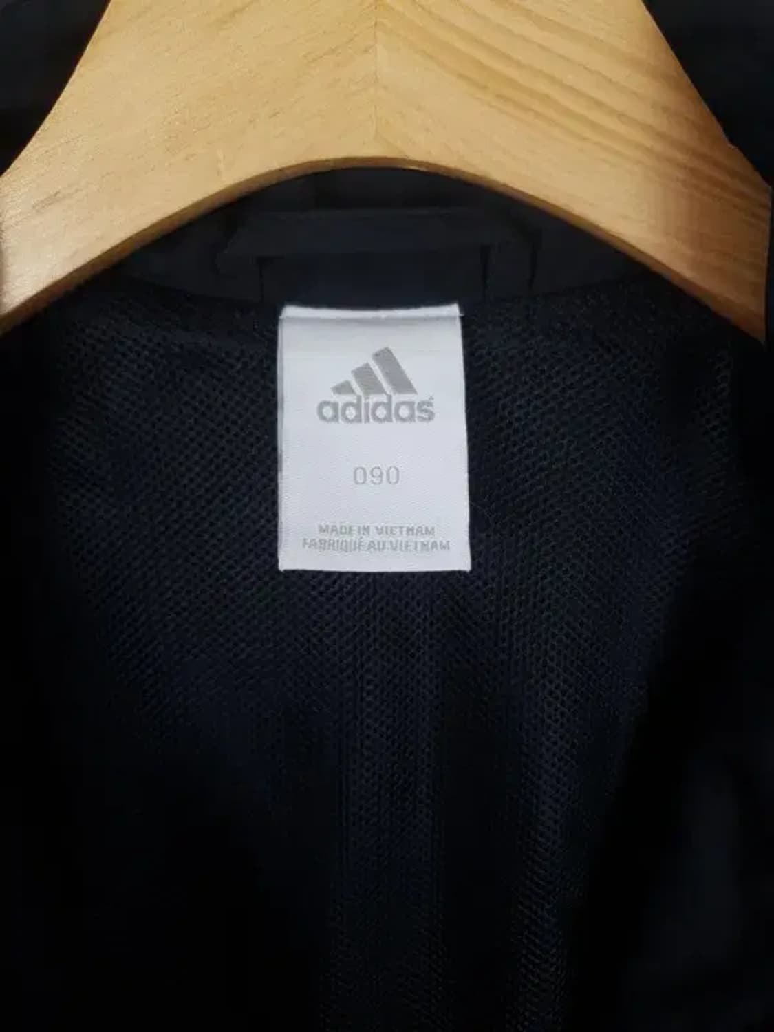 아디다스 ADIDAS 우븐 슬림핏 바람막이 져지 자켓 블랙 3800102 상품이미지9