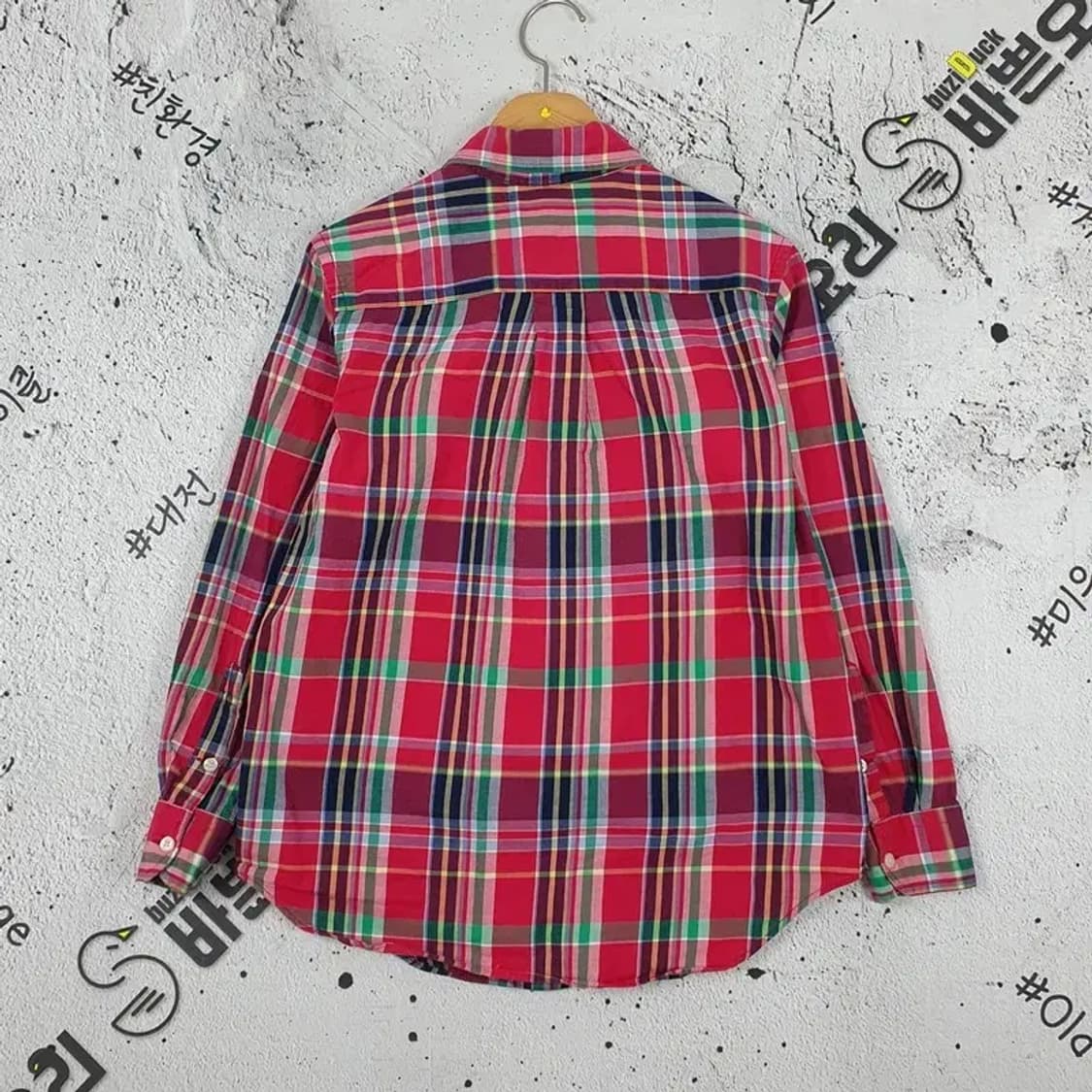 랄프로렌 RALPH LAUREN 체크 셔츠 레드 1100014 상품이미지2