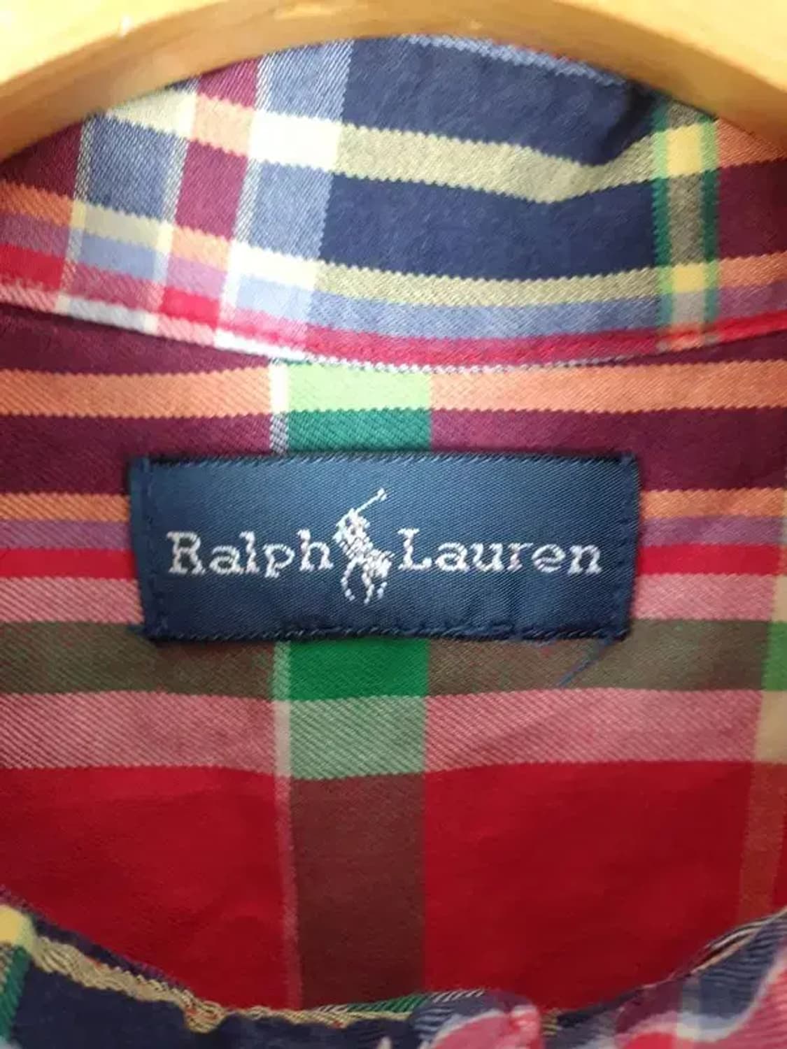 랄프로렌 RALPH LAUREN 체크 셔츠 레드 1100014 상품이미지9