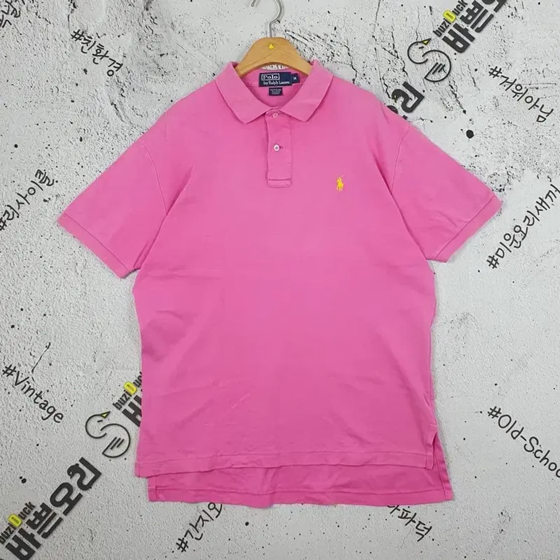 폴로랄프로렌 POLO 반팔 카라티 빈티지 핑크 M 1000053 상품이미지1