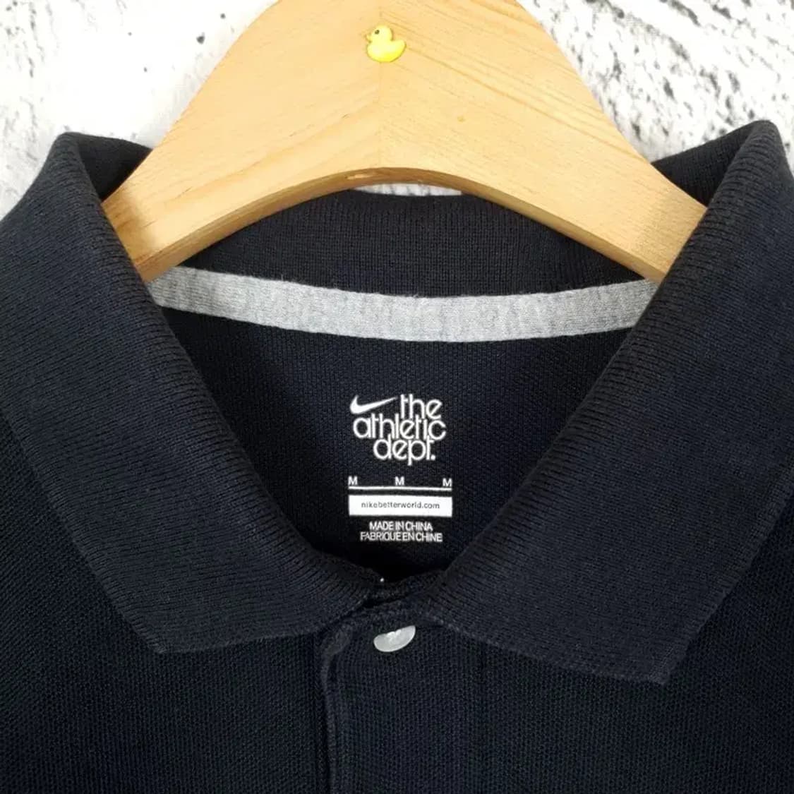나이키 NIKE 스우시 반팔 카라티 블랙 M 1000092 상품이미지4