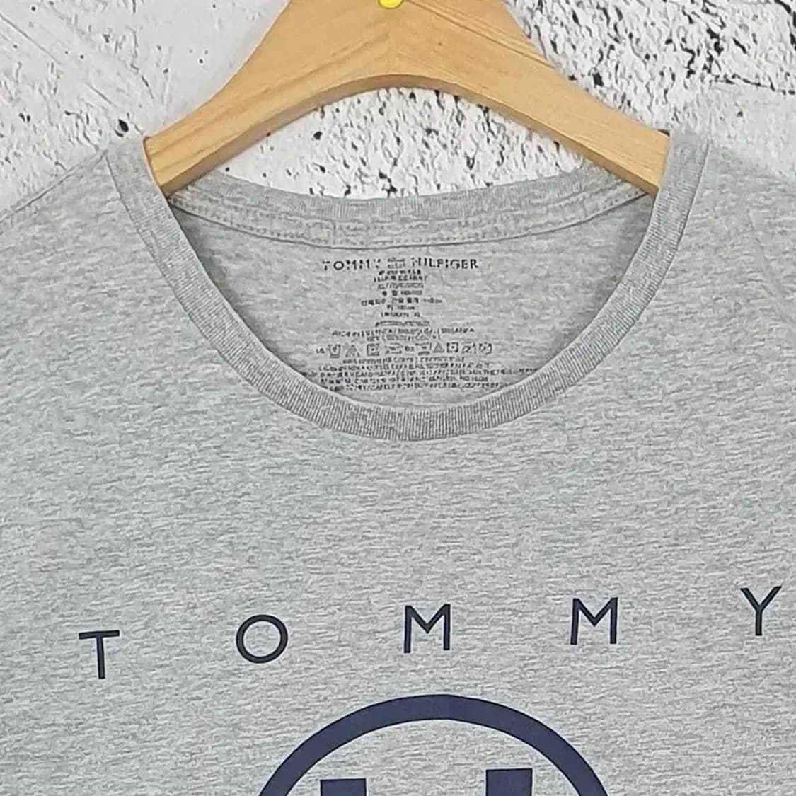타미힐피거 TOMMY 반팔 티 그레이 XL 1000093 상품이미지4