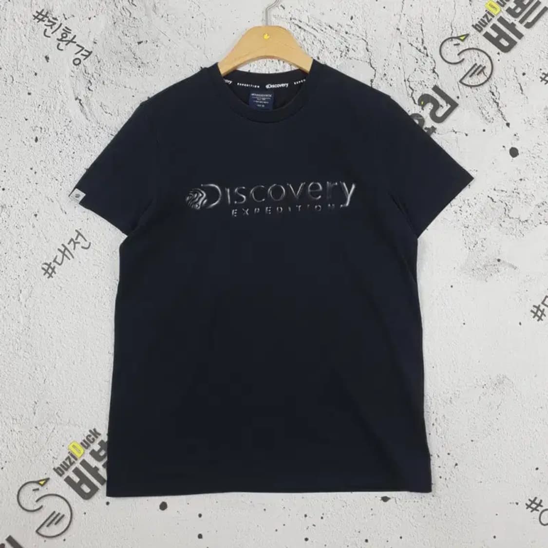 디스커버리 DISCOVERY 반팔 티 블랙 90 1000096 상품이미지1