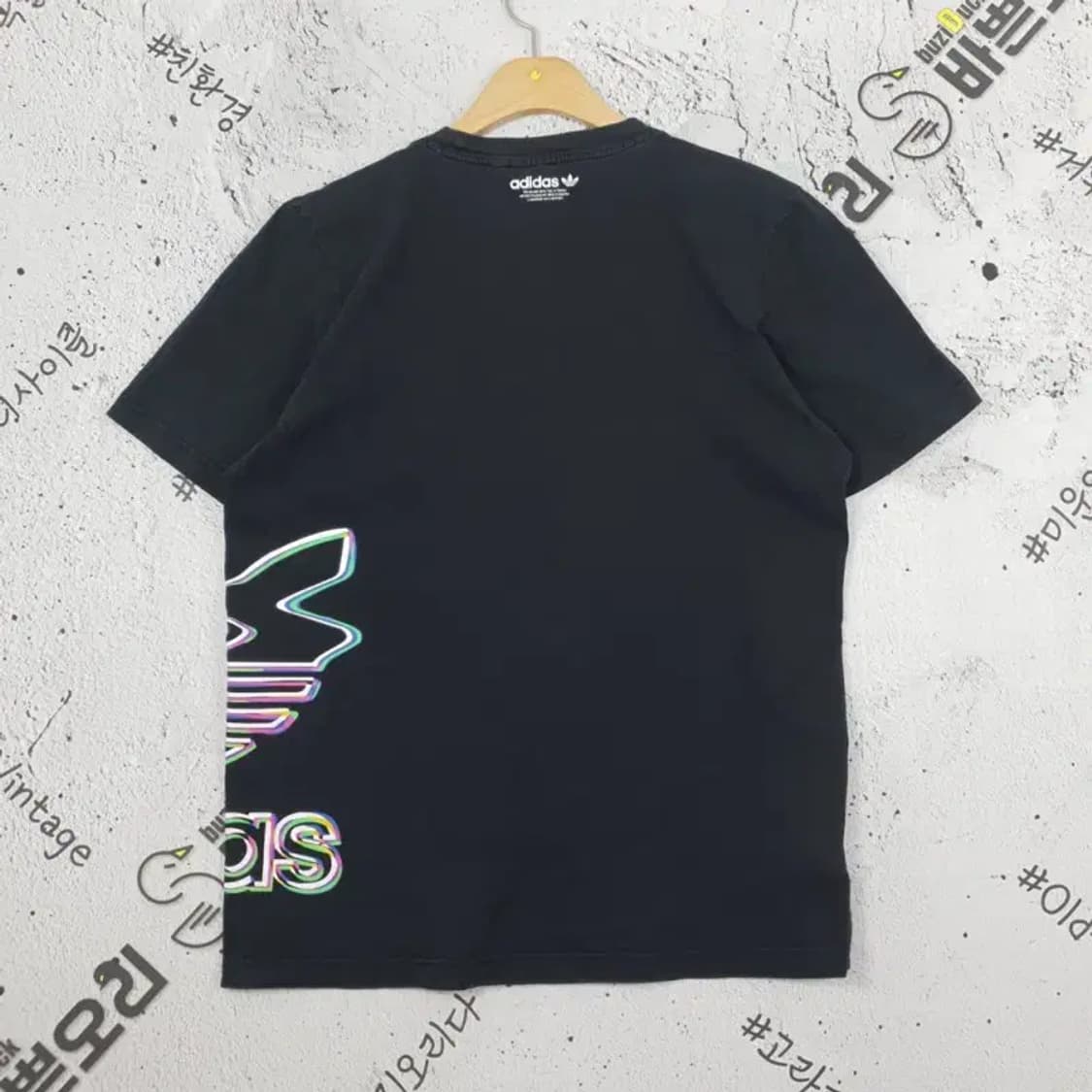 아디다스 ADIDAS 일렉트릭 반팔 티 블랙 L 1000254 상품이미지2