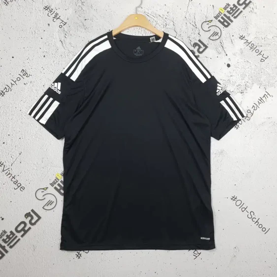 아디다스 ADIDAS 기능성 반팔 티 블랙 4XL 1000282 상품이미지1