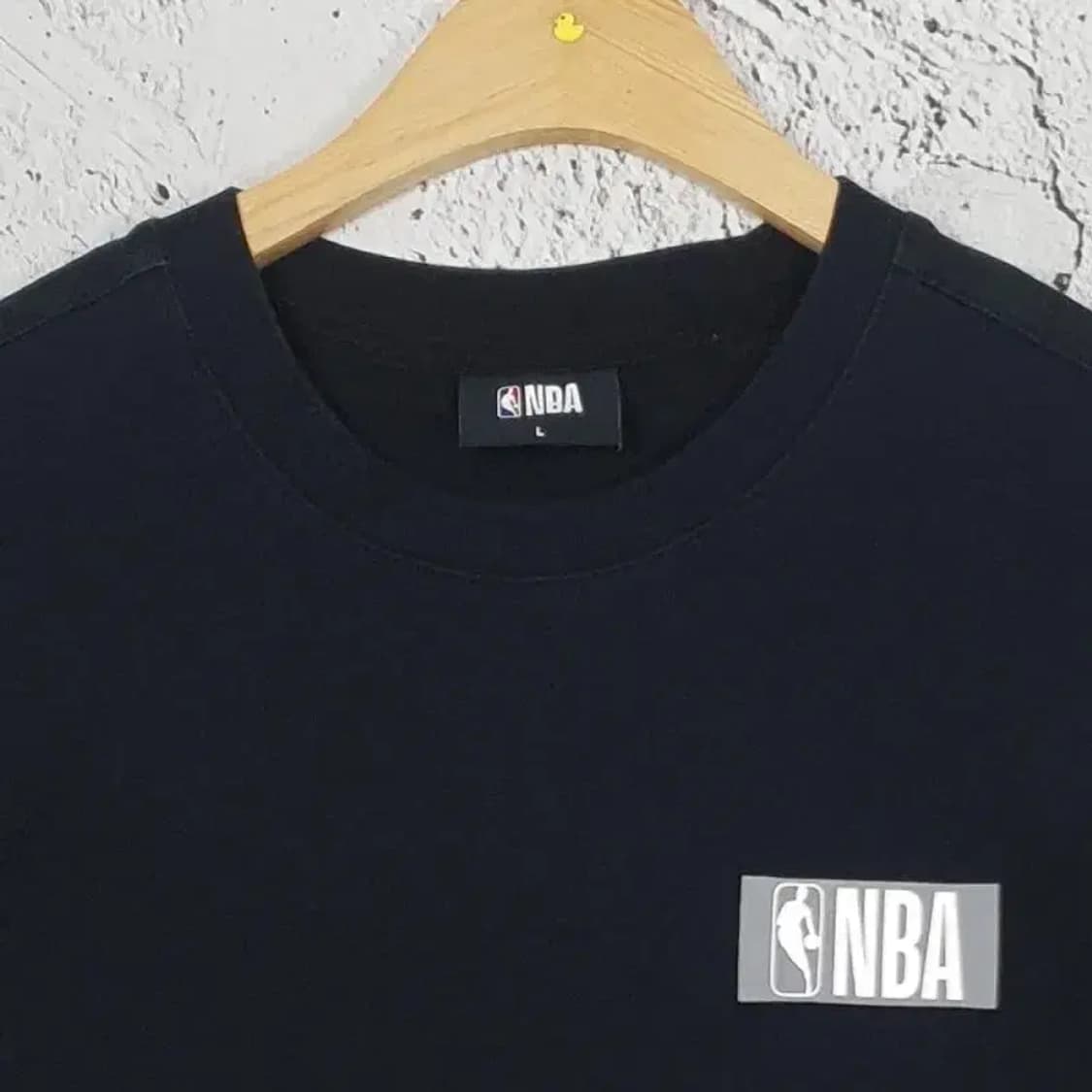 엔비에이 NBA 박스로고 반팔 티 블랙 L 1000283 상품이미지4