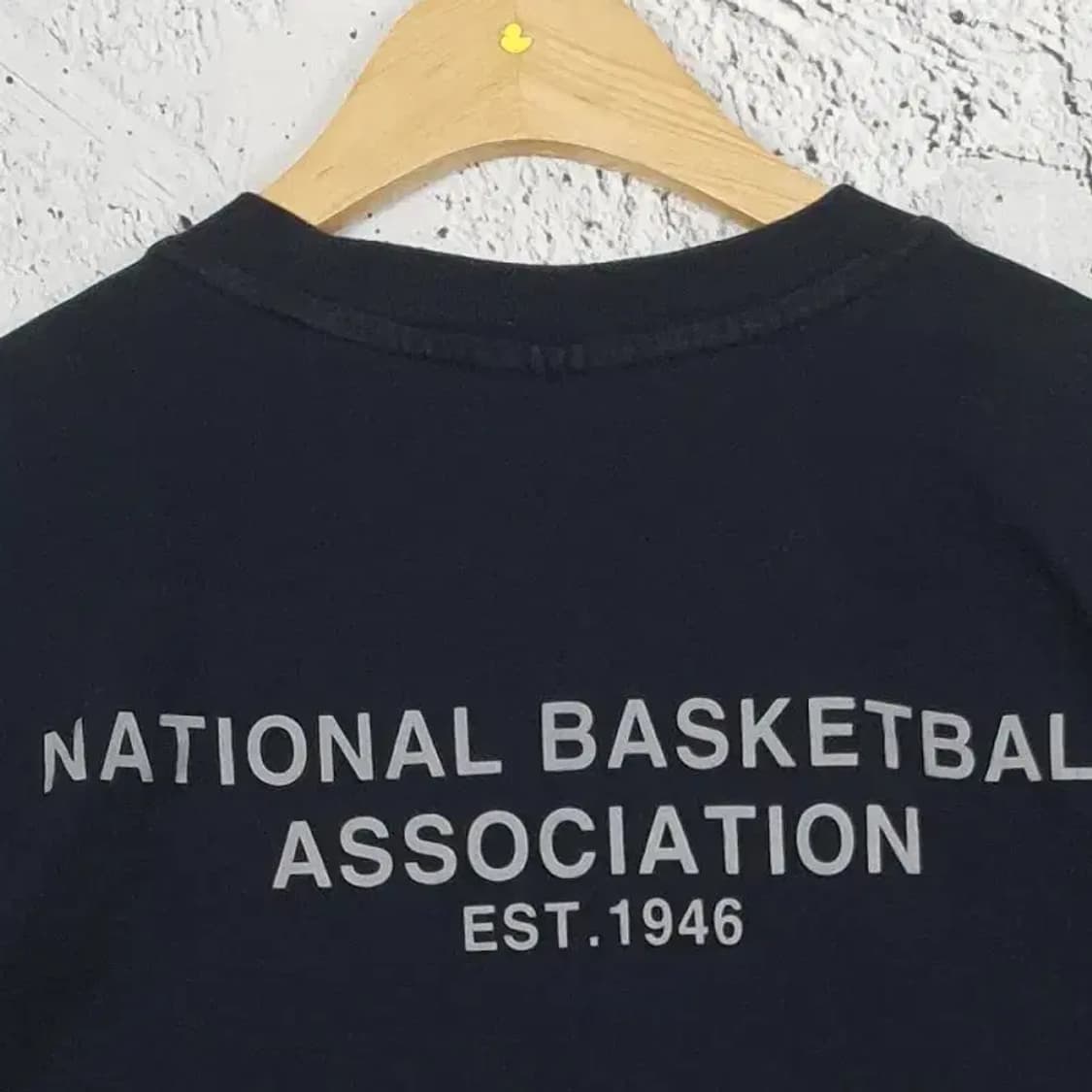 엔비에이 NBA 박스로고 반팔 티 블랙 L 1000283 상품이미지6