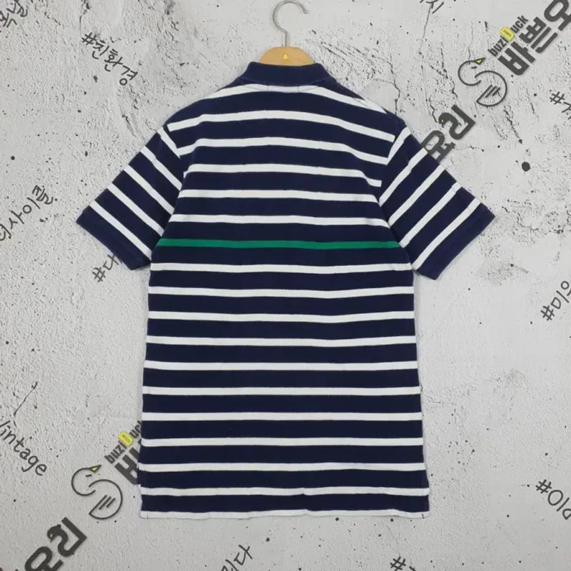폴로랄프로렌 POLO 단가라 반팔 카라티 네이비 1000284 상품이미지2