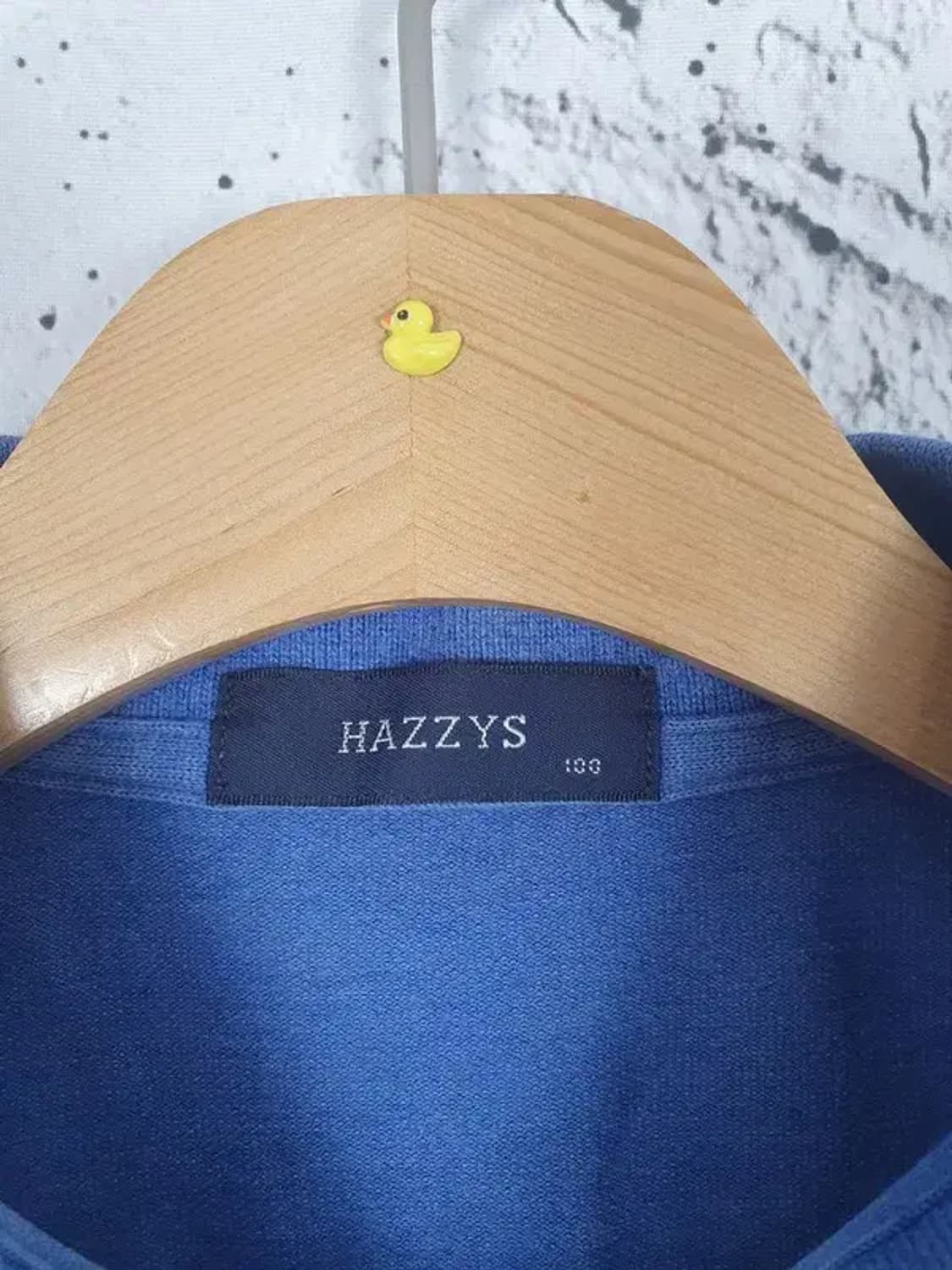 헤지스 HAZZYS 반팔 카라티 블루 솔리드 100 1000285 상품이미지10