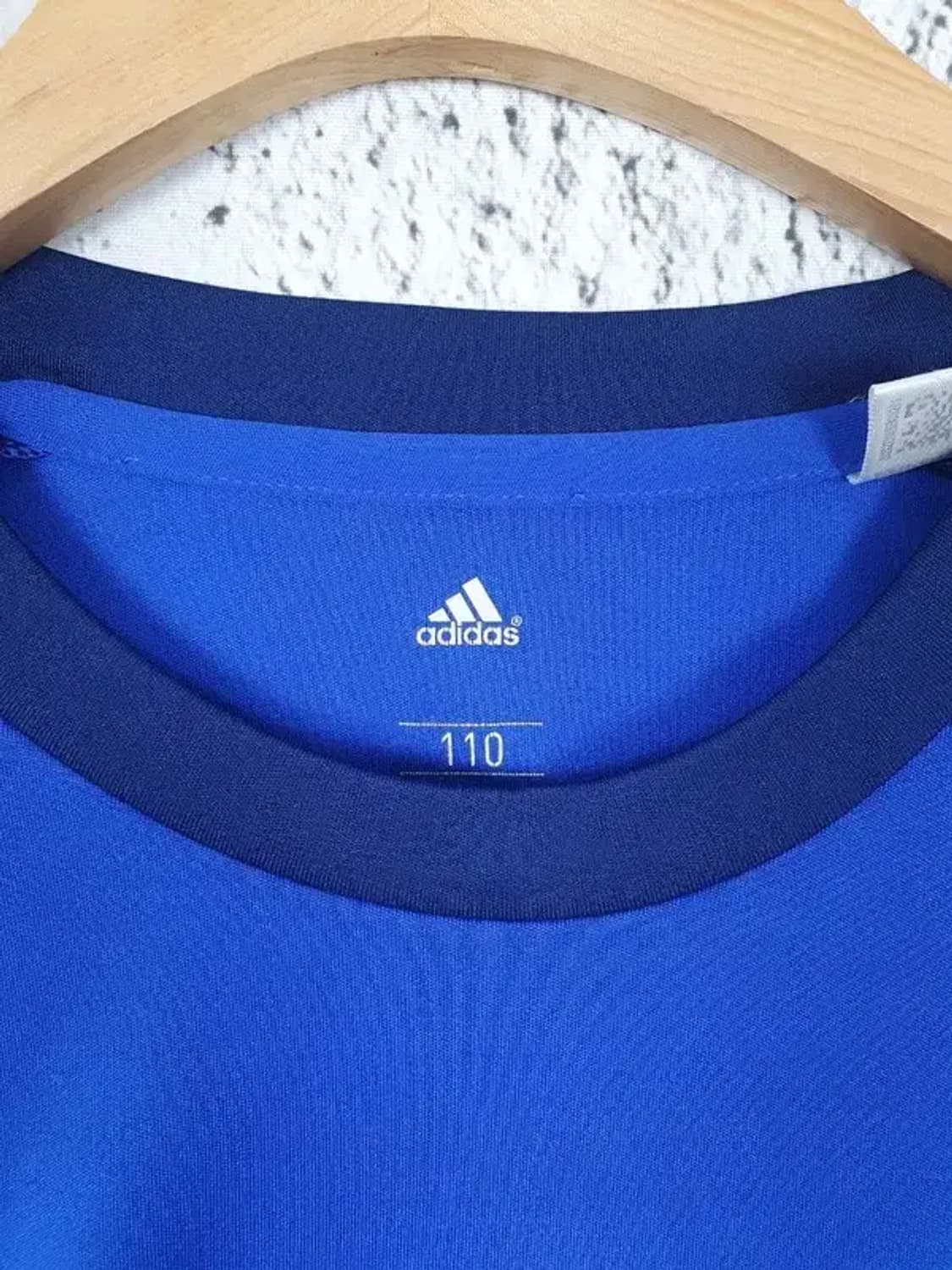 아디다스 ADIDAS 기능성 반팔 티 블루 110 1000291 상품이미지4