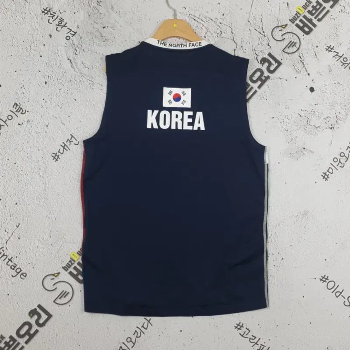 노스페이스 국대 민소매 티 네이비 슬리브리스 S 1000337 상품이미지2