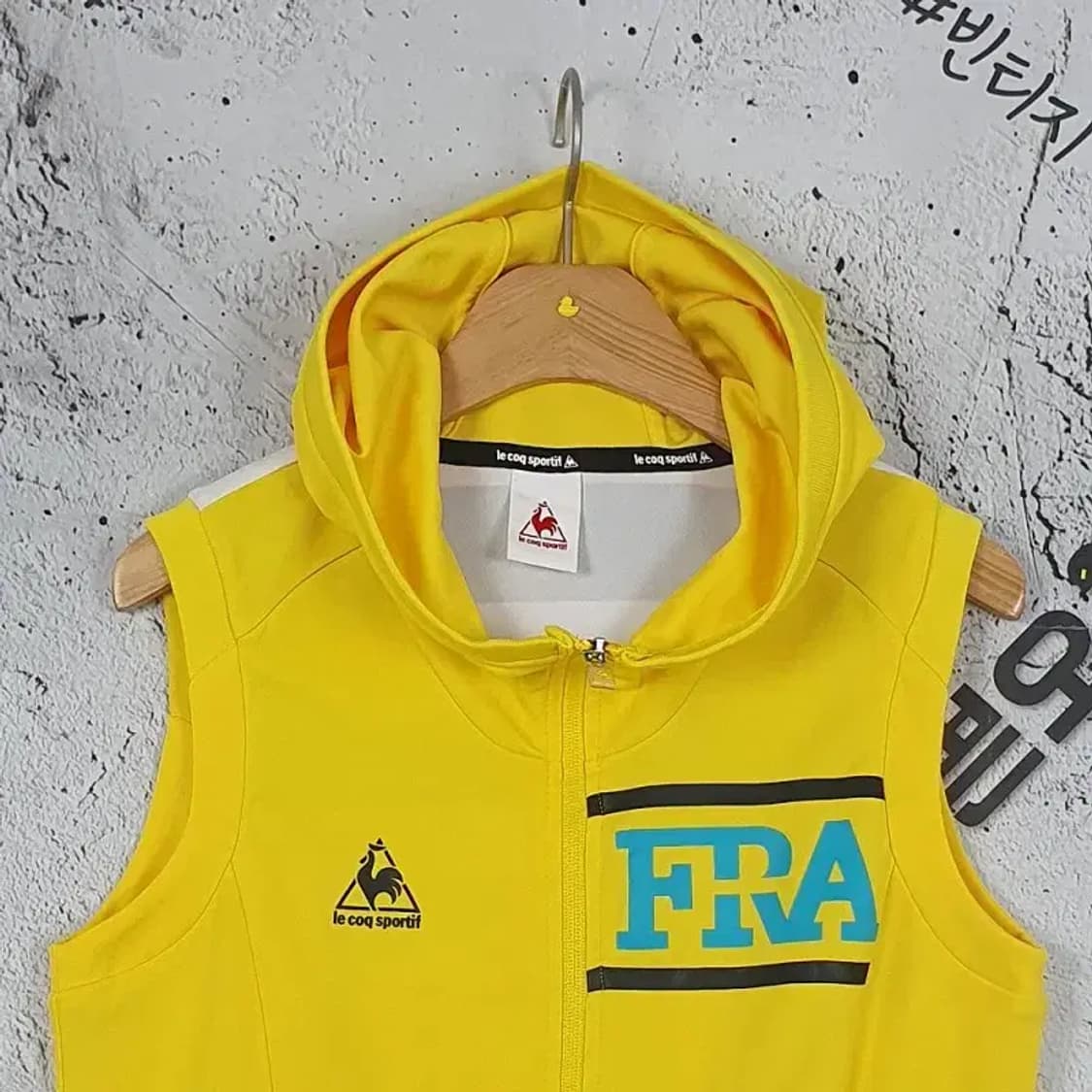 르꼬끄 LE COQ SPORTIF 조끼 옐로우 85 1000332 상품이미지4