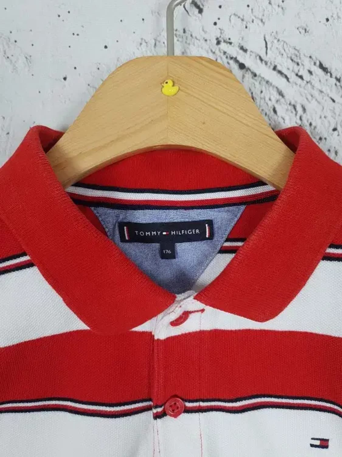타미힐피거 TOMMY 반팔 카라티 레드 176 1000319 상품이미지4