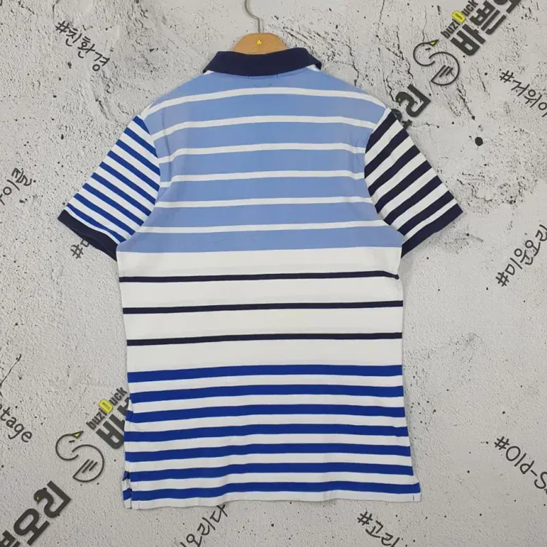폴로랄프로렌 POLO 커스텀 슬림핏 카라티 블루 M 1000321 상품이미지2
