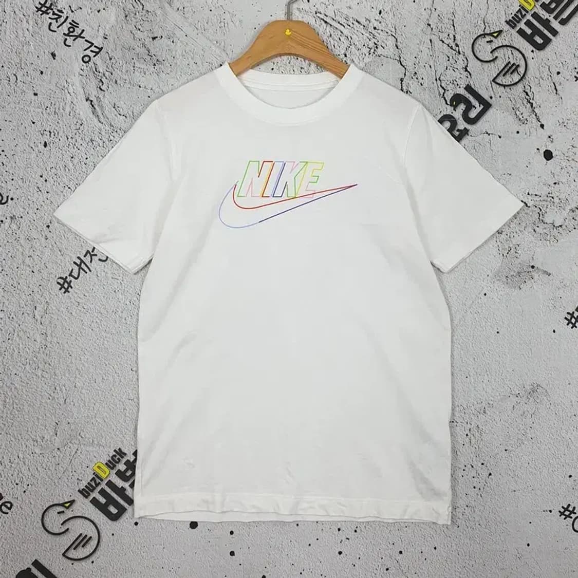 나이키 NIKE YB 반팔 티 화이트 75 1000390 상품이미지1