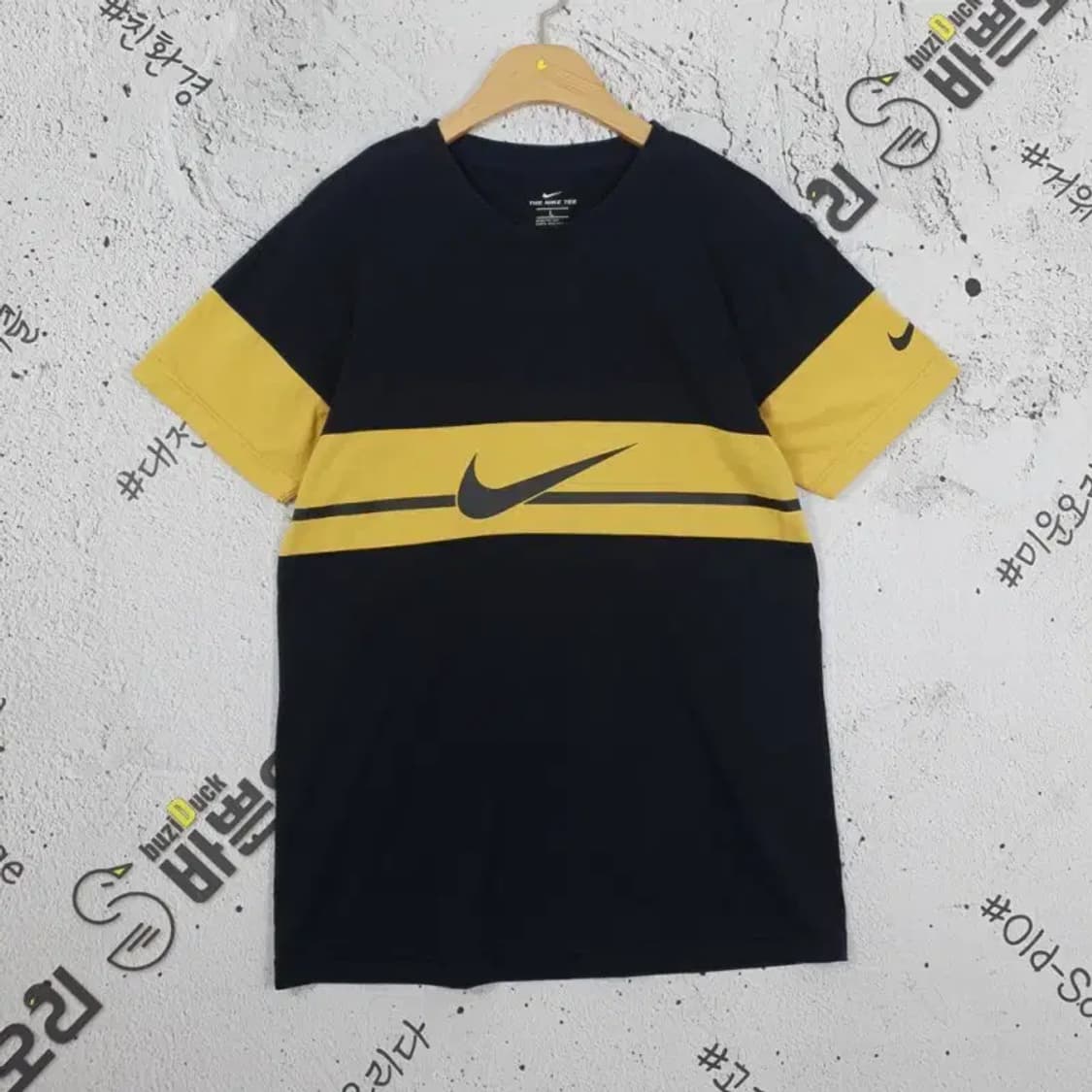 나이키 NIKE 스우시 여성 반팔 티 블랙 L 1000391 상품이미지1